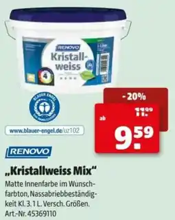 Hagebau Kristallweiss Mix Angebot