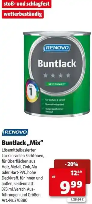 Hagebau Buntlack Mix Angebot