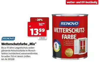 Hagebau Wetterschutzfarbe Mix Angebot