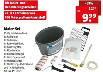 Hagebau Maler-Set Angebot