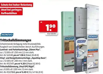 Hagebau Trittschalldämmungen Angebot