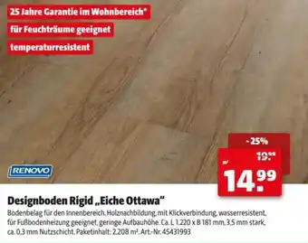 Hagebau Designboden RigidEiche Ottawa Angebot