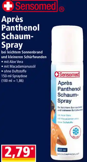 Norma Sensomed Après Panthenol Schaum Spray 100 ml Angebot