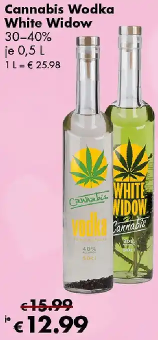 Travel FREE Cannabis Wodka White Widow Angebot