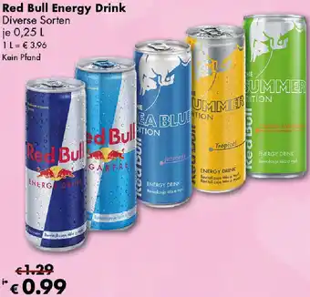 Travel FREE Red Bull Energy Drink Angebot