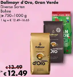 Travel FREE Dallmayr d'Oro, Gran Verde Angebot