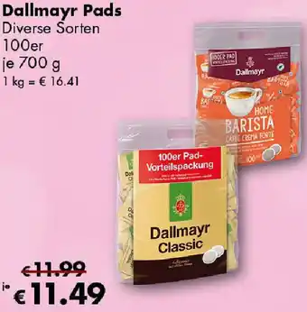 Travel FREE Dallmayr Pads Angebot