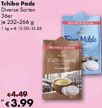 Travel FREE Tchibo Pads Angebot