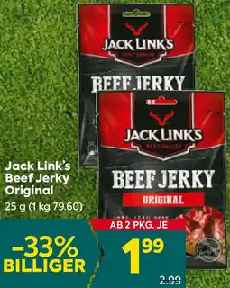 Billa Jack Link's Beef Jerky Original Angebot