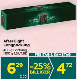 Billa After Eight Langpackung Angebot