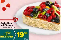 Billa Joghurtherz mit Früchten Angebot