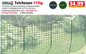 Norma Power Garden Teichzaun 11 tlg. Angebot
