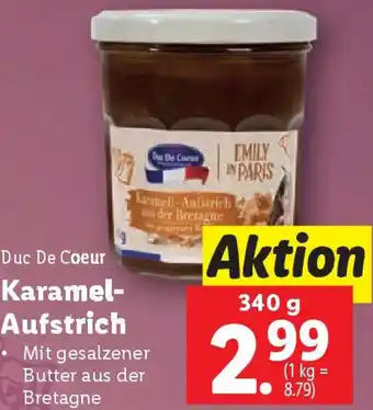 Lidl Karamel-Aufstrich Angebot