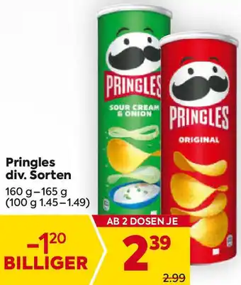 Billa Pringles Angebot