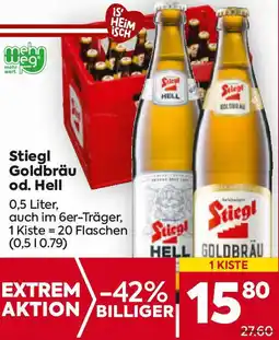 Billa Stiegl Goldbräu od. Hell Angebot