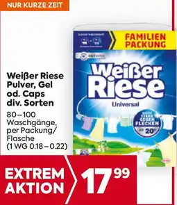 Billa Weißer Riese Pulver, Gel od. Caps Angebot