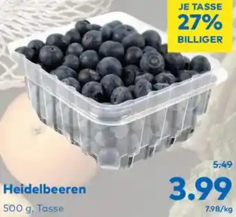 T&G Heidelbeeren Angebot