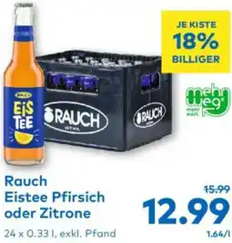 T&G Rauch Eistee Pfirsich oder Zitrone Angebot