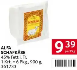 Transgourmet Alfa schafkäse Angebot