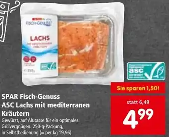 Interspar Spar Fisch Genuss Asc Lachs Mit Mediterranen Kräutern 250 g Angebot