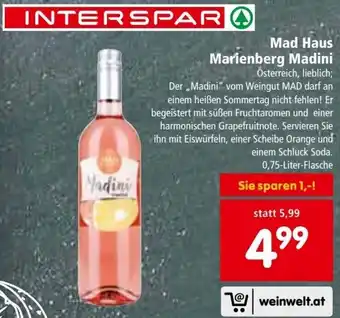 Interspar Mad Haus Marienberg Madini Angebot