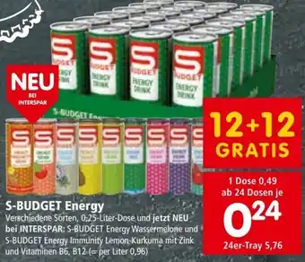 Interspar S-Budget Energy Angebot