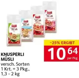 Transgourmet Knusperli müsli Angebot