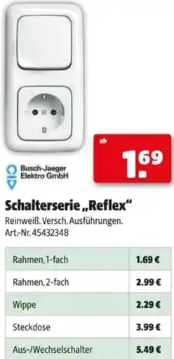 Hagebau Schalterserie Reflex Angebot