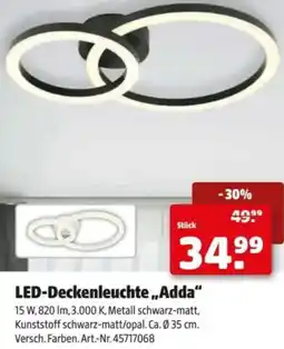 Hagebau LED-Deckenleuchte Adda Angebot