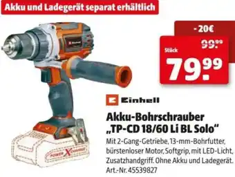 Hagebau Akku-Bohrschrauber Angebot