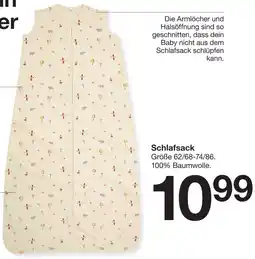 Zeeman Schlafsack Angebot