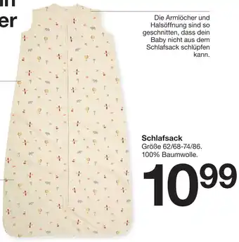 Zeeman Schlafsack Angebot