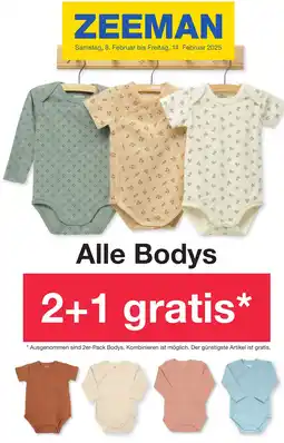 Zeeman Alle Bodys Angebot