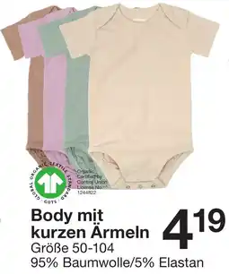 Zeeman Body mit kurzen Ärmeln Angebot