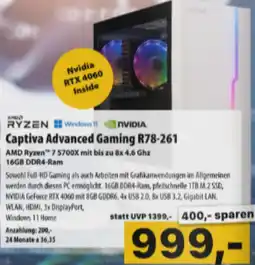 Cosmos Captiva Advanced Gaming R78-261 Angebot