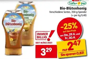 Interspar Bio Blütenhonig 350 g Angebot