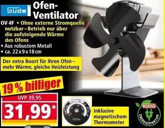 Norma Ofen- Ventilator Angebot