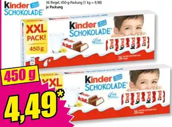 Norma Kinder SCHOKOLADE Angebot