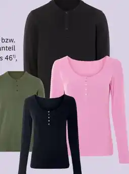 Lidl Esmara Damen Langarmshirts Angebot