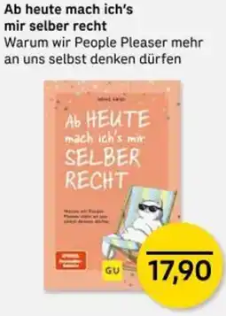 Post Ab heute mach ich's mir selber recht Angebot