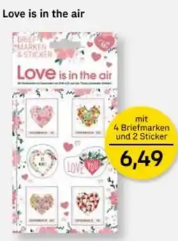 Post Love is in the air Angebot