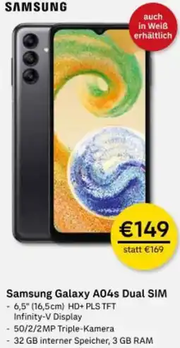 Post Samsung Galaxy A04s Dual SIM Angebot