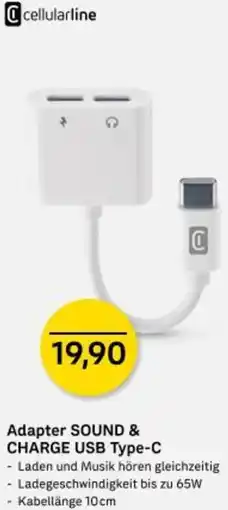 Post Adapter SOUND & CHARGE USB Type-C Angebot