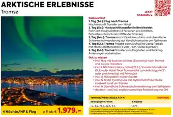 Penny Reisen Arktische erlebnisse tromsø Angebot