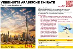 Penny Reisen Vereinigte arabische emirate tradition & moderne Angebot