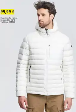 Decathlon Daunenjacke Herren Kapuze bis -10 °C Trekking - MT500 Angebot