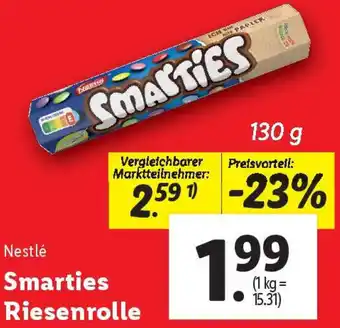 Lidl Smarties Riesenrolle Angebot