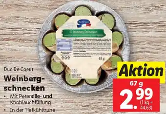 Lidl Weinberg- schnecken Angebot