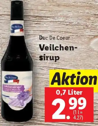 Lidl Veilchen- sirup Angebot