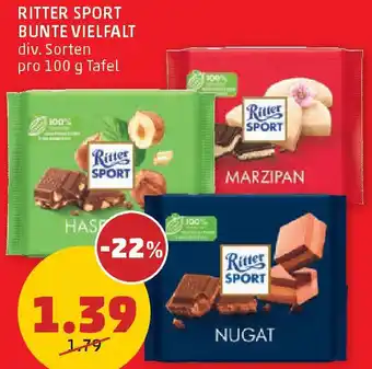 PENNY Ritter Sport Bunte Vielfalt Angebot
